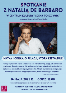 Spotkanie z Natalią De Barbaro [ZAPOWIEDŹ]