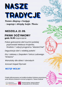 Nasze tradycje: Piknik dożynkowy [ZAPOWIEDŹ, 21.09.2025]