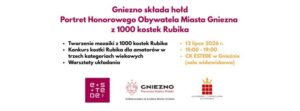 Gniezno składa hołd – Portret Honorowego Obywatela Miasta Gniezna z 1000 Kostek Rubika [ZAPOWIEDŹ, 12.07.2026]